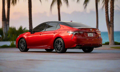 Rent Toyota Camry 3.5L 2022 Red 50092D or similar