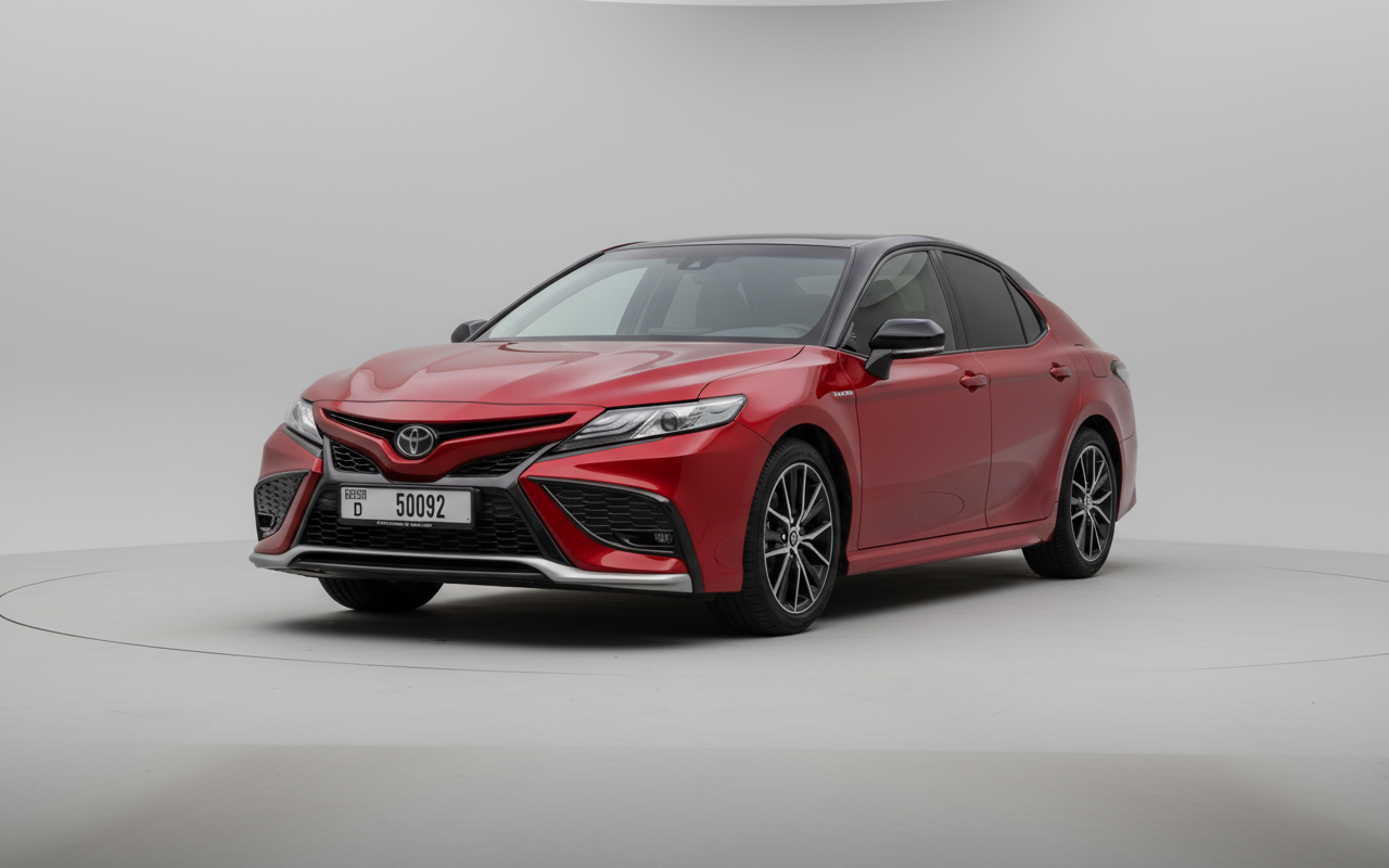 Rent Toyota Camry 3.5L 2022 Red 50092D or similar