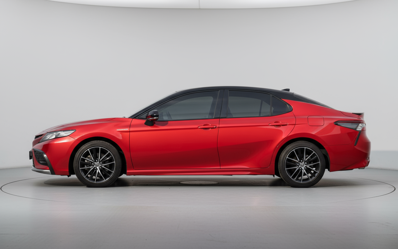 Rent Toyota Camry 3.5L 2022 Red 50092D or similar