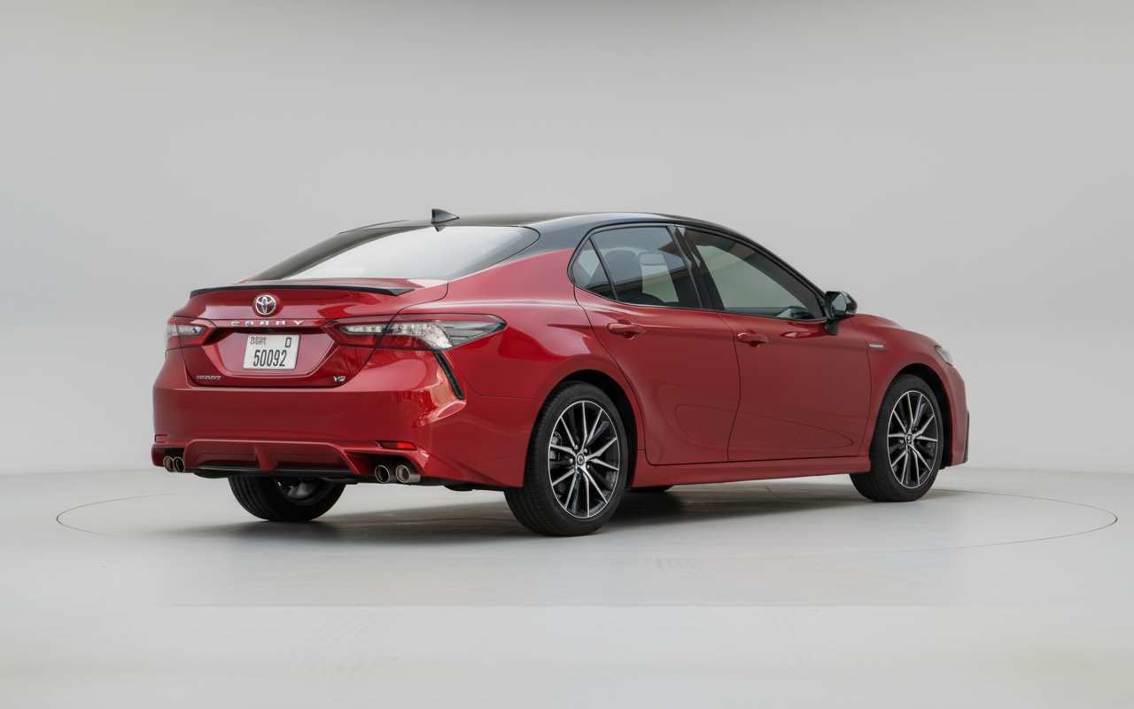 Rent Toyota Camry 3.5L 2022 Red 50092D or similar